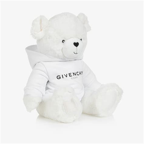 Givenchy White Polyester Peluche 